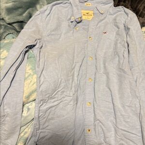 Hollister Sky Blue Casual Shirt
